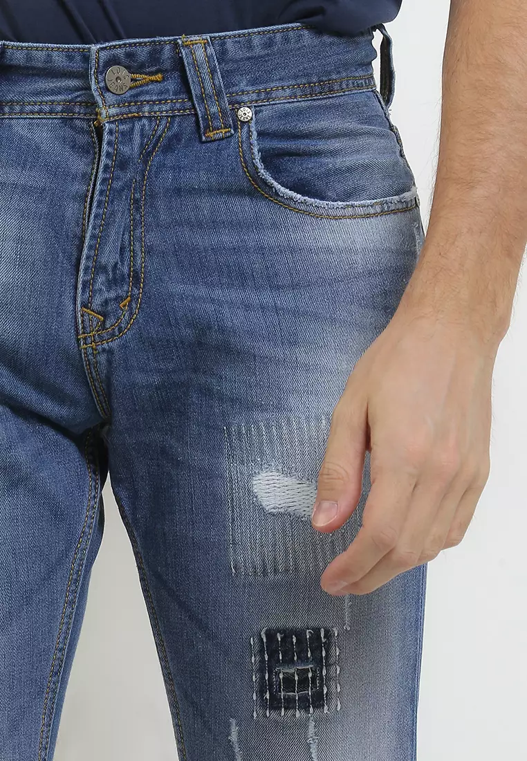 Slim Fit Denim Pants CFL065DX