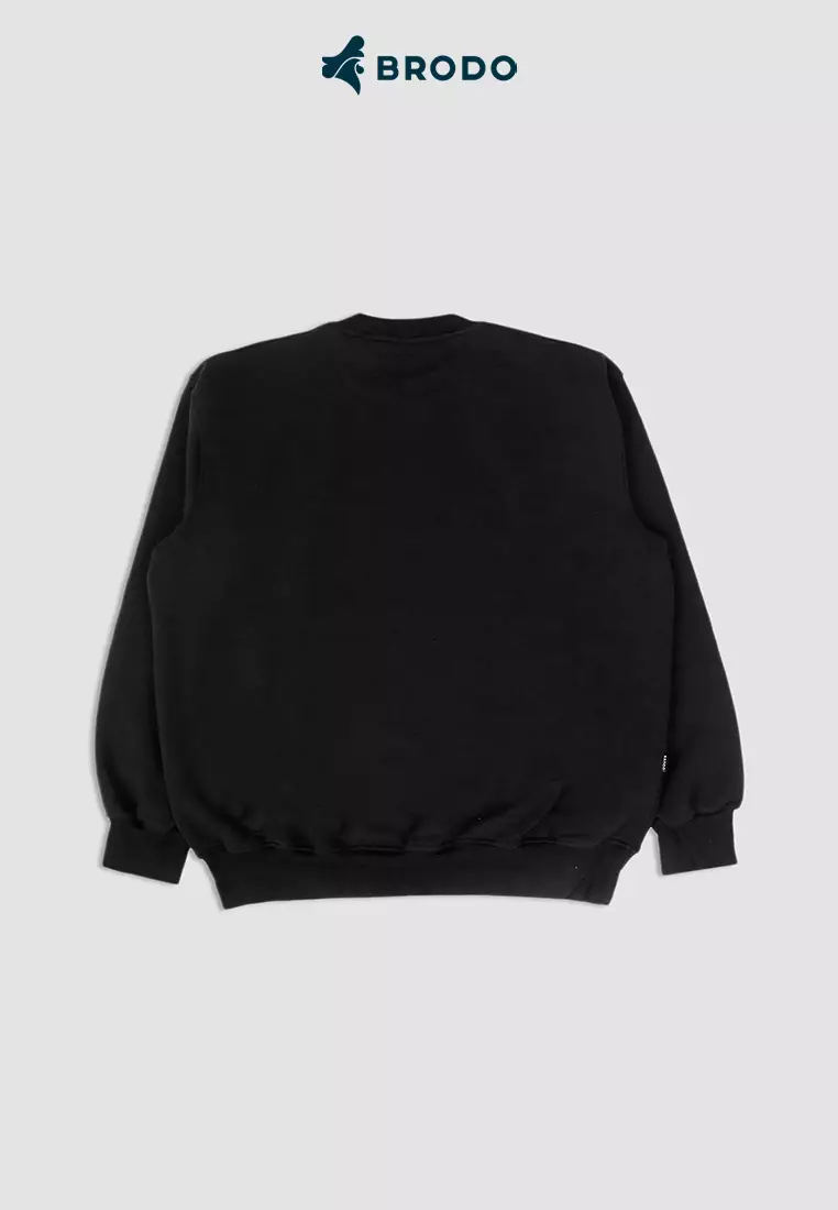 BRODO - Lowercase Crewneck Black