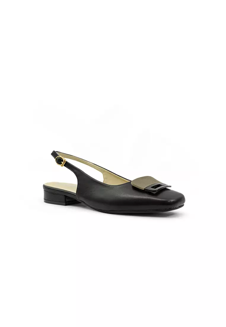 Women's Flat Sandals LY 29048 Black C79