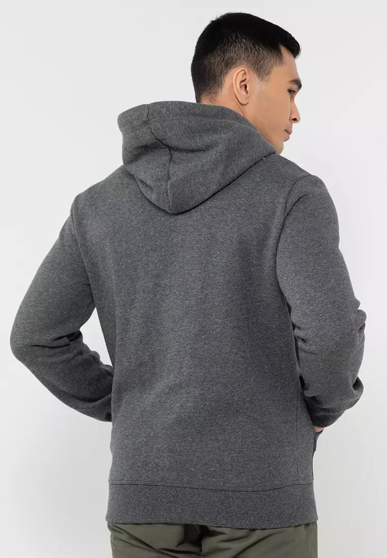 thumbnail image 2 of Superdry Men's VL Hoodie - Organic Cotton Blend Slim Fit Hooded Sweatshirt 2 of 14