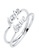 ELLI GERMANY white Ring Love Hope Statement Crystals DD139AC51BD799GS_1