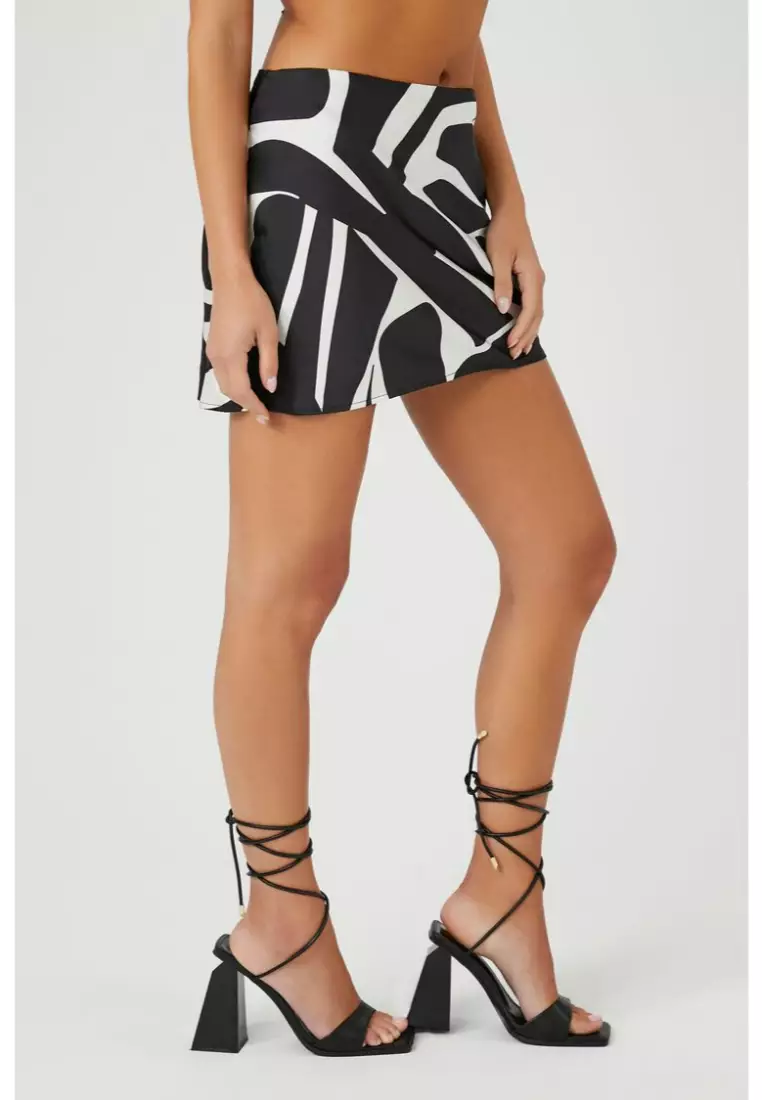 Metallic skater skirt deals forever 21