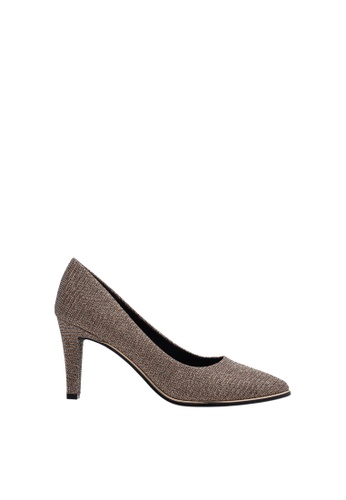 SEMBONIA grey Women Synthetic Leather Court Shoe 47B52SHF20856DGS_1