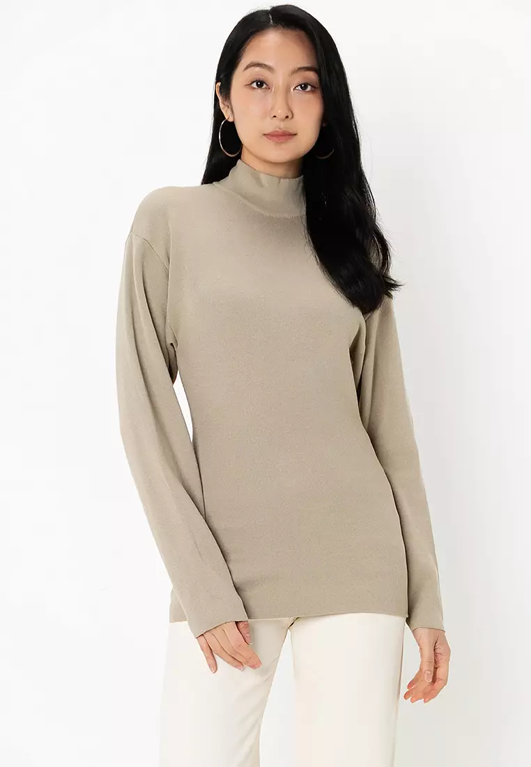 Mock neck zara on sale