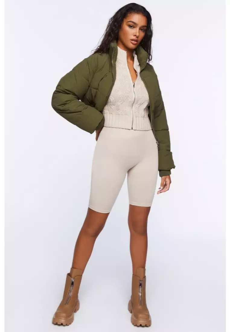 Buy FOREVER 21 Seamless High Rise Biker Shorts 2023 Online