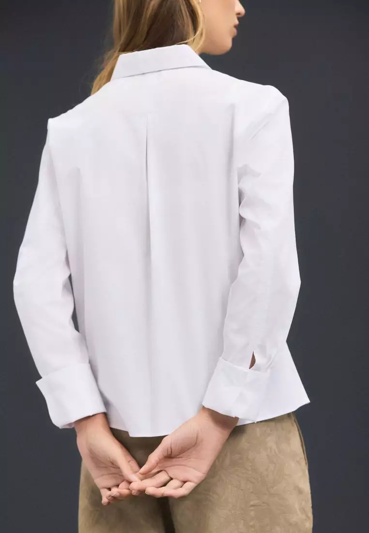Fitted Stretch Essential Long Sleeve Shirt