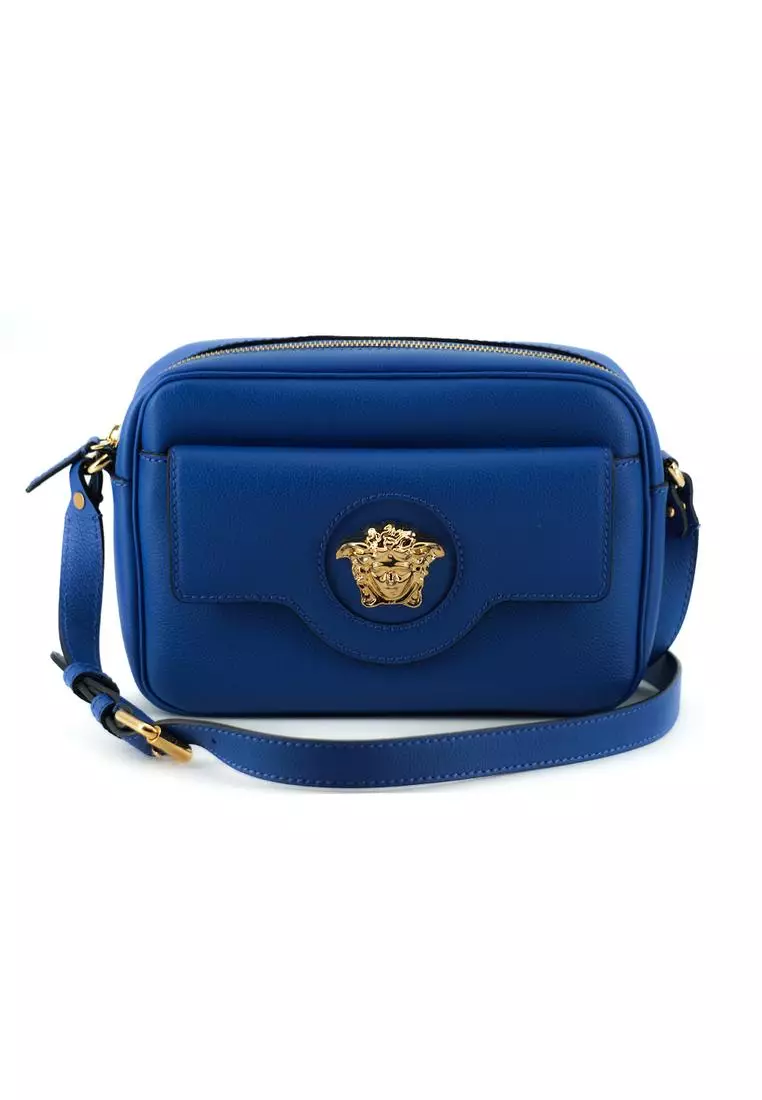 Buy VERSACE Versace Camera Case Shoulder Bag with Zip Closure and Gold