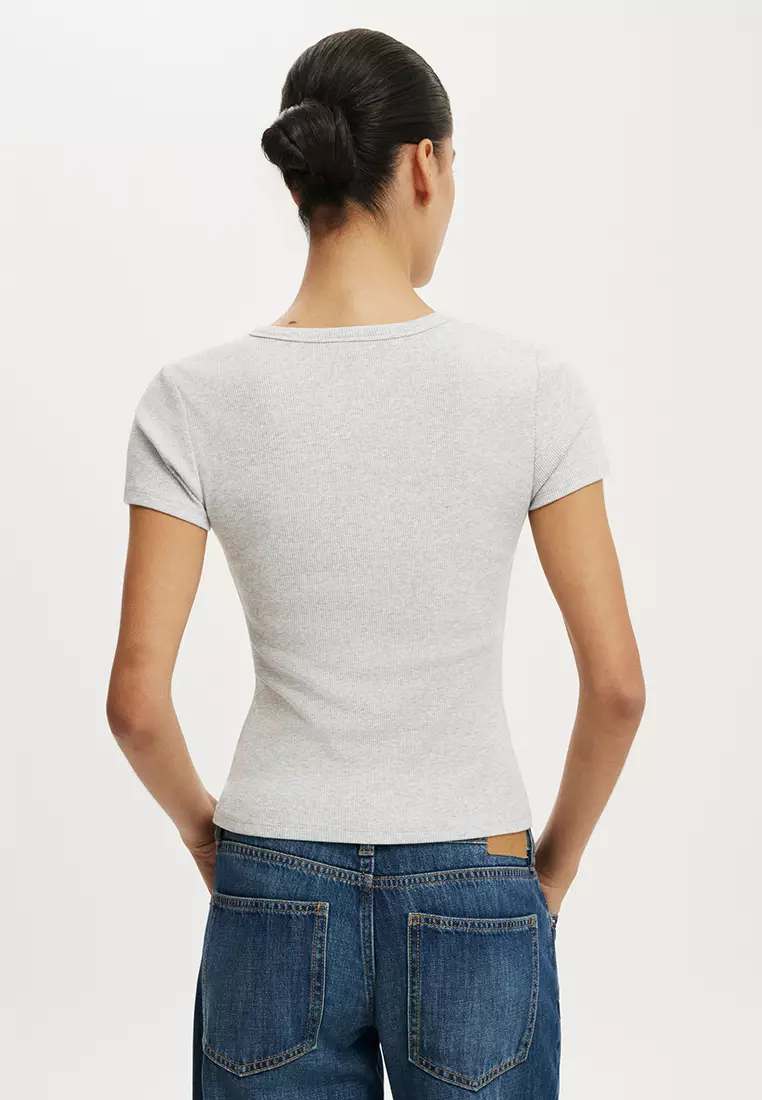 Blake Short Sleeves Henley Top