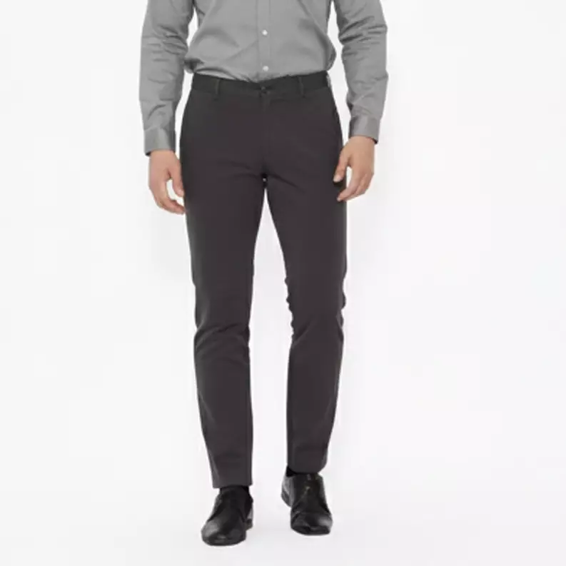 Lawell Celana Chino Panjang Pria Slim Fit - Bawahan Polos Branded Kualitas Premium | Nyaman untuk Kerja & Kasual | Warna Dark Grey