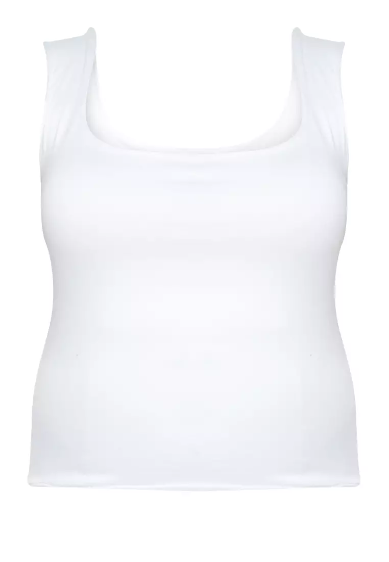 Buy Morning Clothing Plus Size Isabelle Square Neck Sleeveless Tank Top  2024 Online