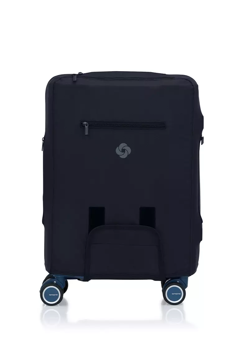 TRAVEL ESSENTIALS FLD. LUGGAGE COVER CABIN - BLACK