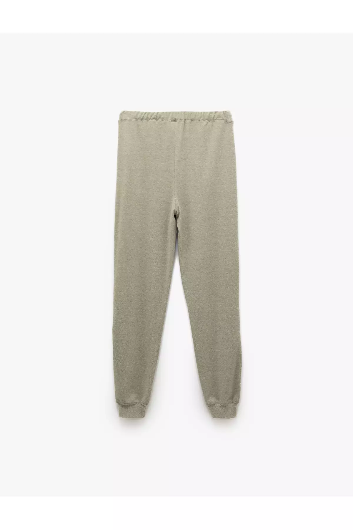 Comfortable Fit Tie Waist Soft Textured Jogger Sleepwear Bottoms