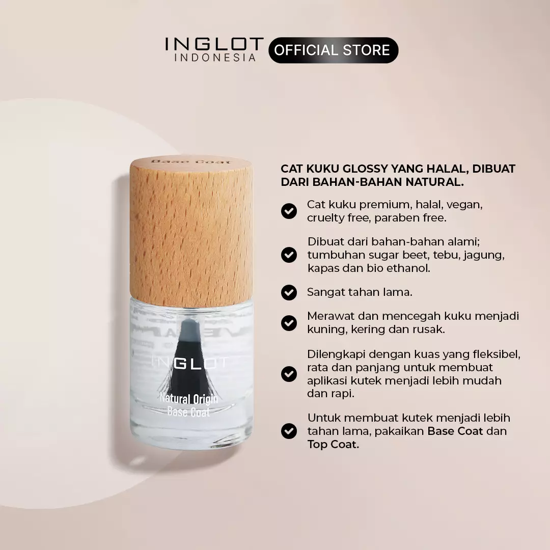 INGLOT NATURAL ORIGIN BASE COAT