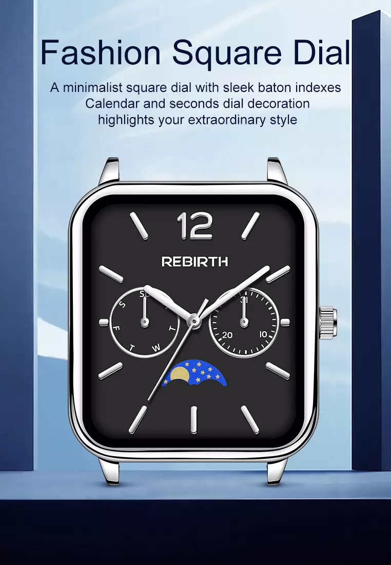 Jam Tangan Wanita Elegan Mewah Casual Anti Air Original Kekinian Tali Stainless Steel Jam Tangan Cewek black