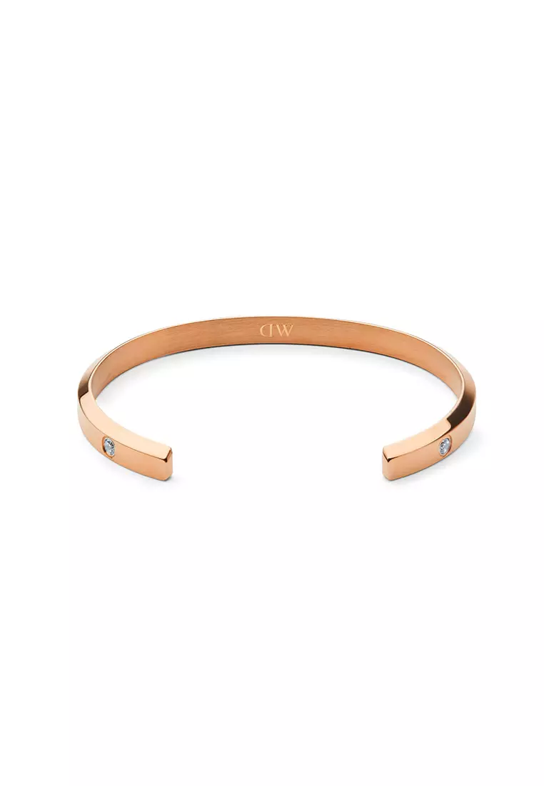 Classic Lumine 5.5mm Bracelet Rose Gold Unisex Bracelet for women and men stainless steel crystal Bracelet DW Official Authentic Original gelang tangan perempuan lelaki DW