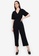 ZALORA WORK black 100% Recycled Polyester Kimono Jumpsuit 41A03AA7A27D06GS_1