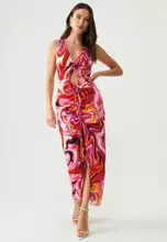 Berry Marble Swirl Print