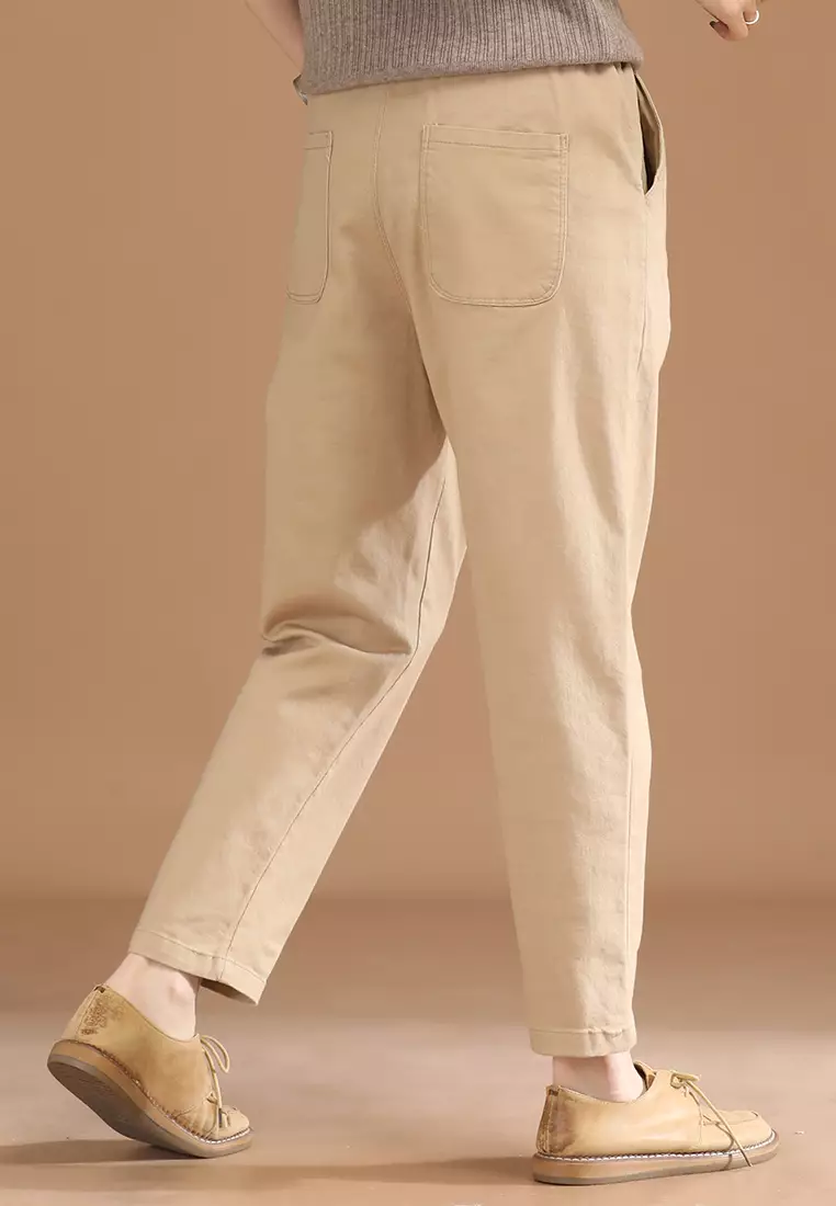 A IN GIRLS Elastic Waist Casual Trousers 2024 Buy A IN GIRLS