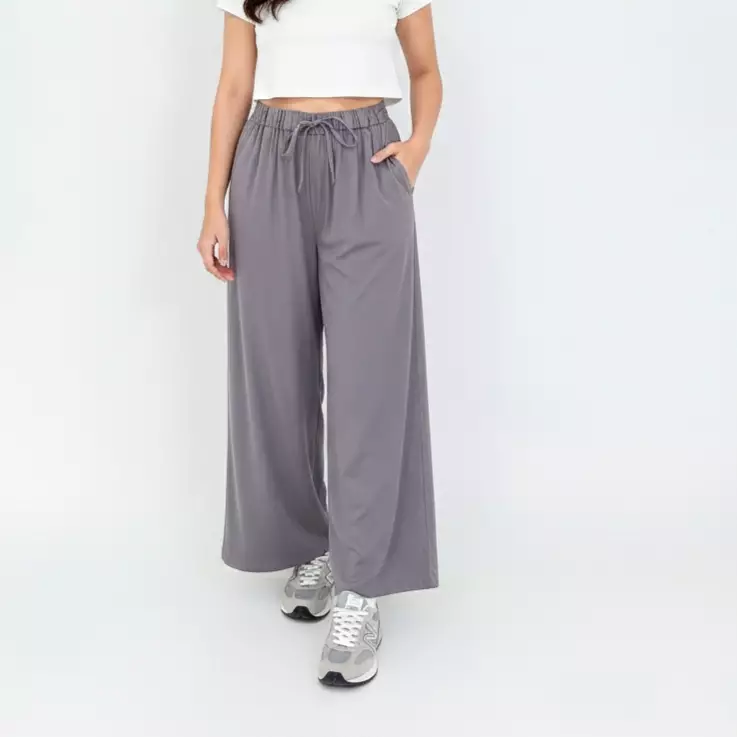 Celana Panjang Wanita - Kulot Cotton Basic Raya