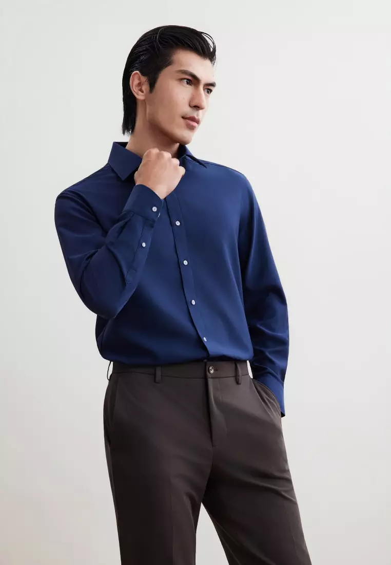 G2000 Non-Iron Dry Smart Fit Dot Texture Shirt