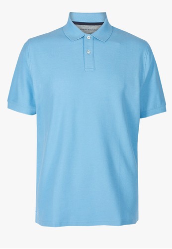 Jual Marks Spencer Pure Cotton Pique Polo Shirt Original Zalora Indonesia