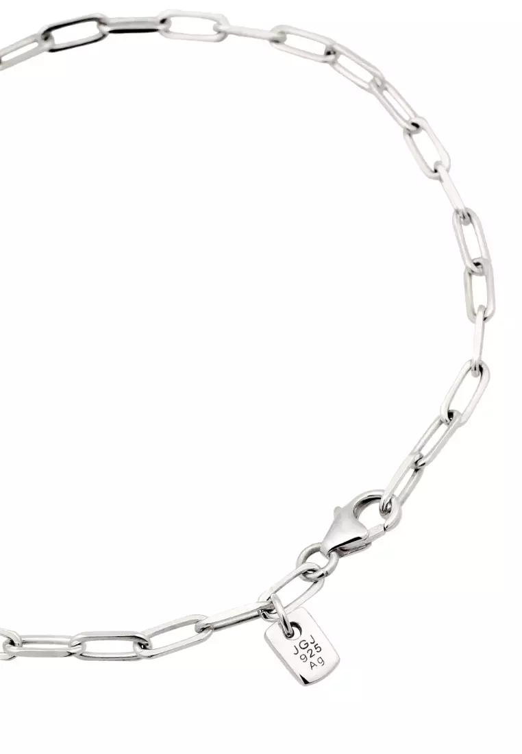 Kuzzoi Men's Silver Long Link Chain Bracelet 2026 | Buy Kuzzoi