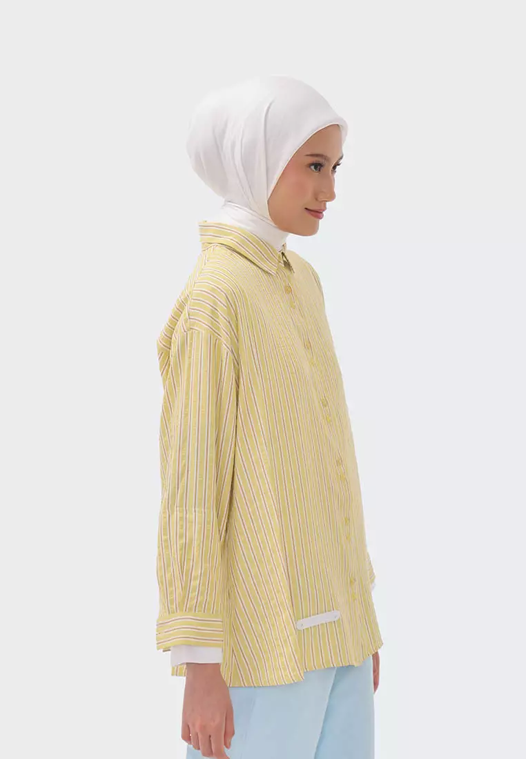 Ria Miranda Brown Geva Top