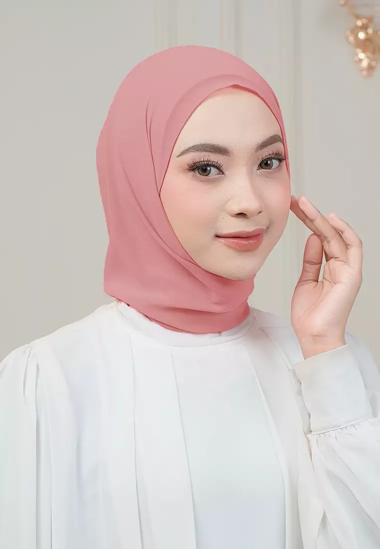HIJAB INSTAN MAGNET SYIFA - MODERATE ROSE