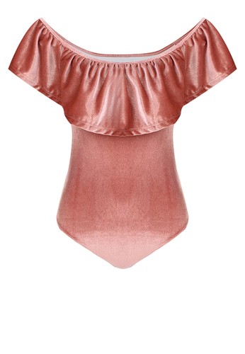 Jual PINK AND PROPER Opulence Monroe Rose Gold Velvet 