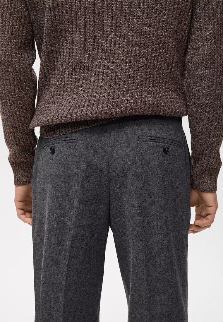 Fluid Regular-Fit Trousers
