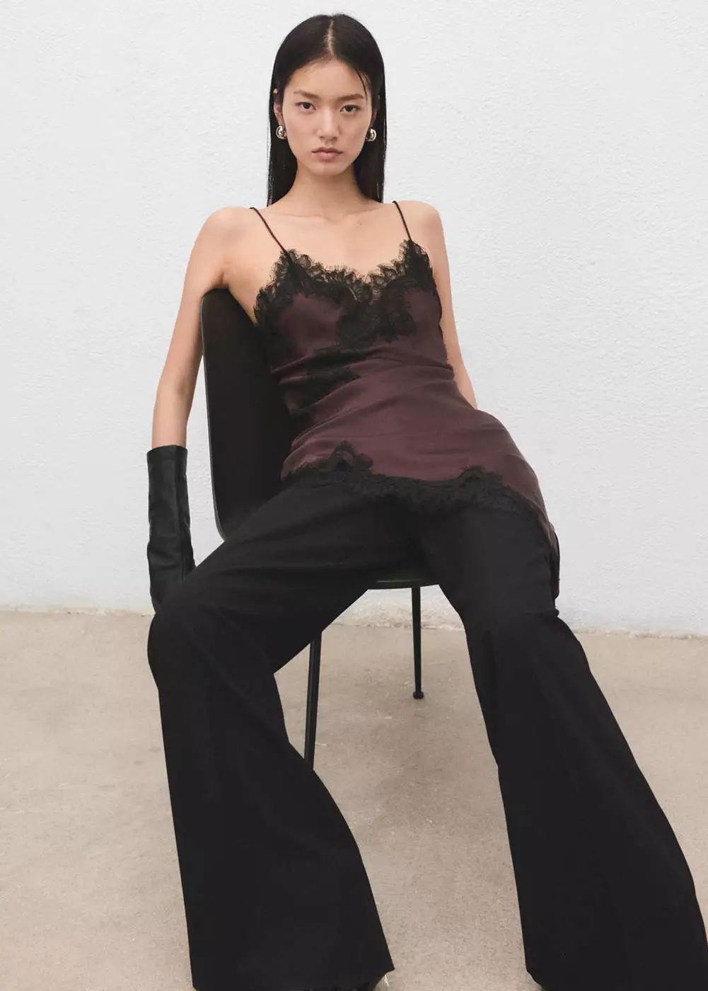 Atasan lingerie renda