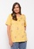 LC WAIKIKI yellow Crew Neck Patterned Short Sleeve Cotton Women's T-Shirt D150DAACF36212GS_3
