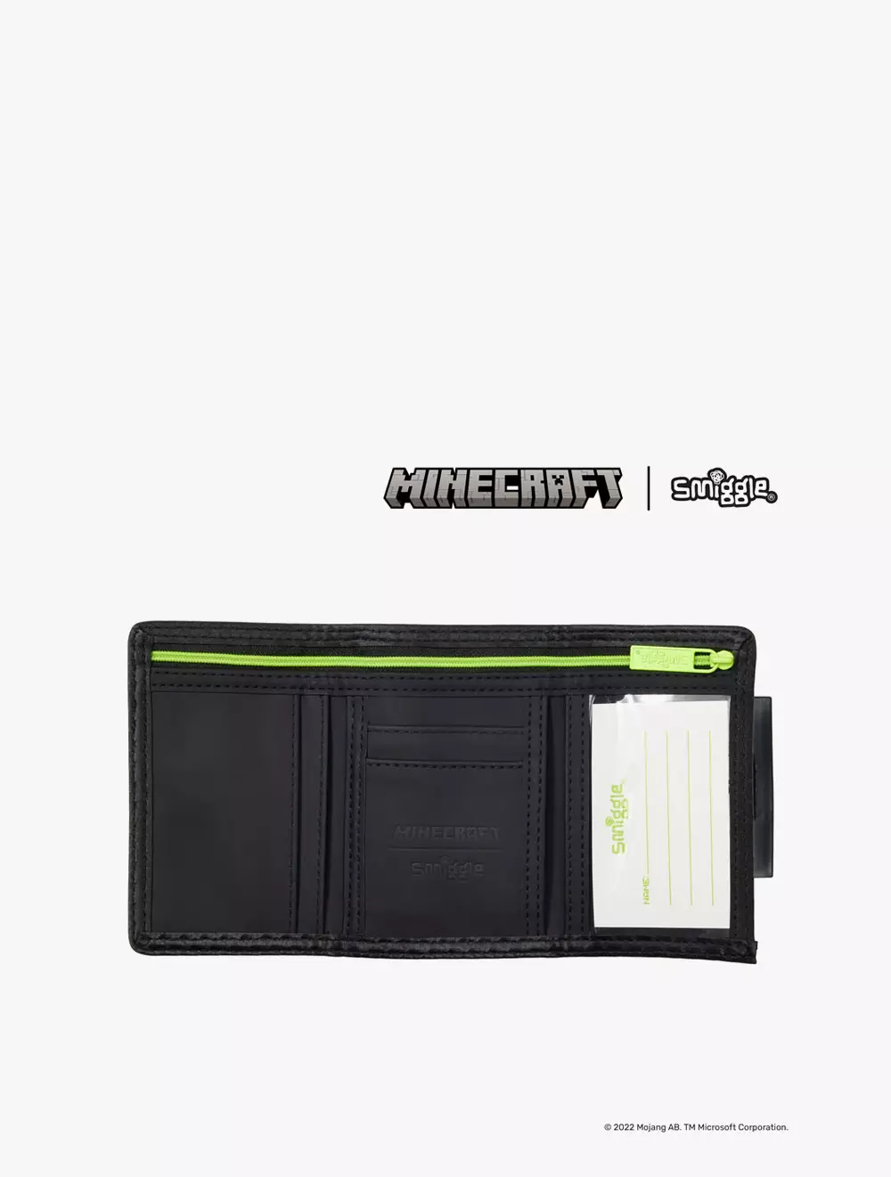 Smiggle Minecraft Character Wallet Black - IGL449501BLK - Black