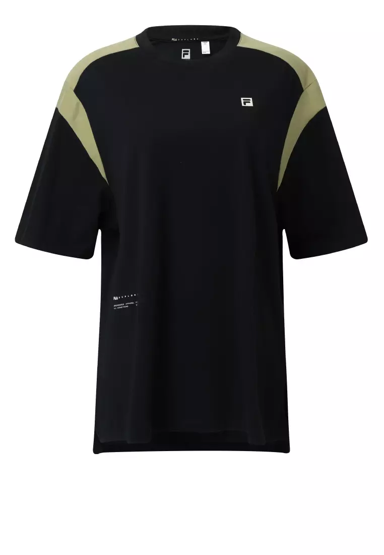 black and yellow fila shirt