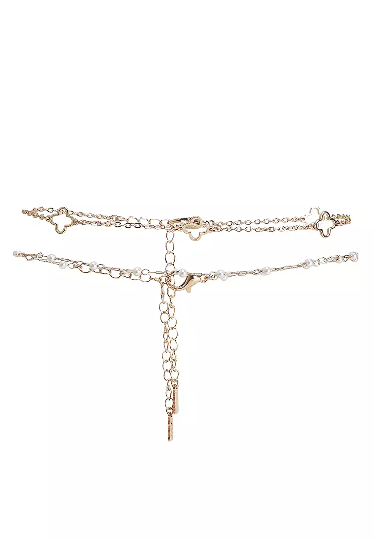 Buy ALDO Beralentar Duo Anklet Set 2025 Online ZALORA