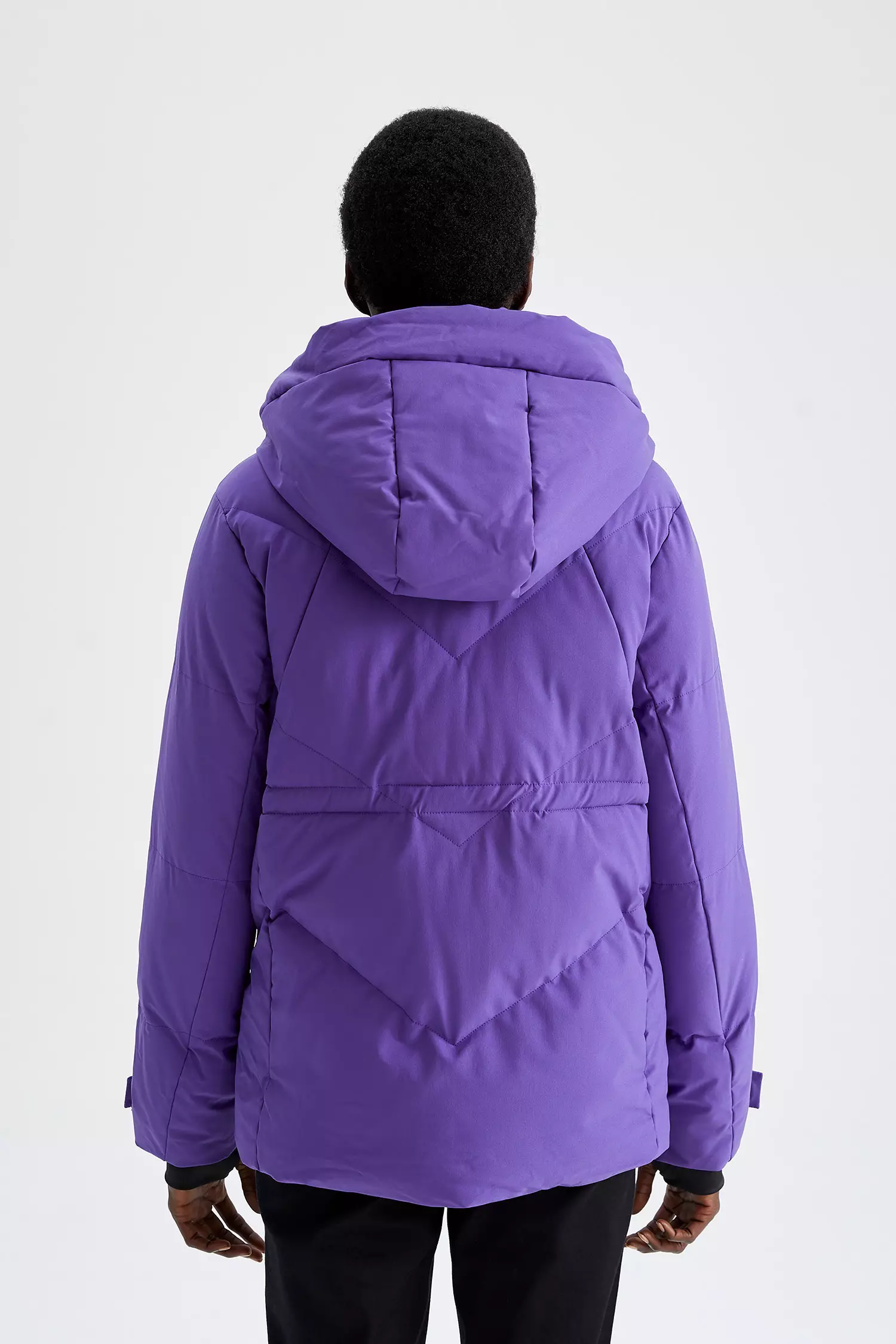 Purple 2025 puffa jacket