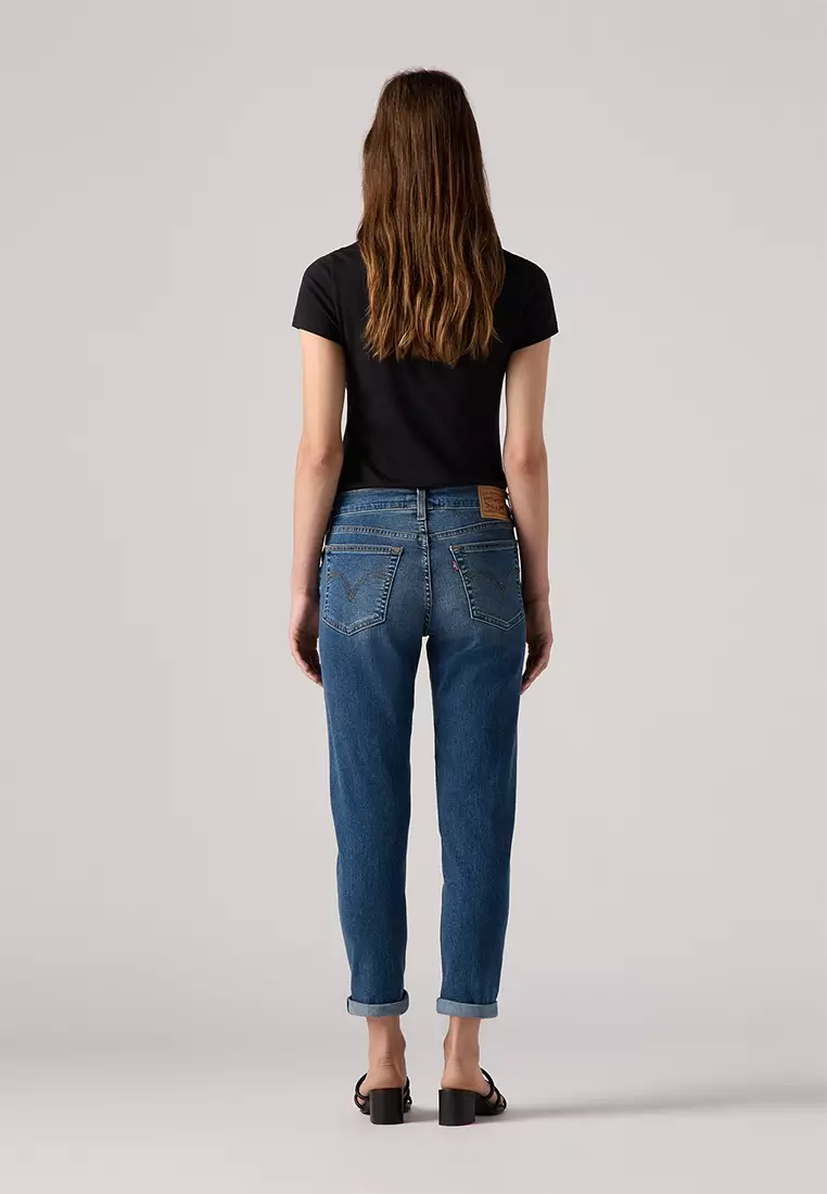 Women's Mid-Rise Boyfriend Jeans 19887-0356
