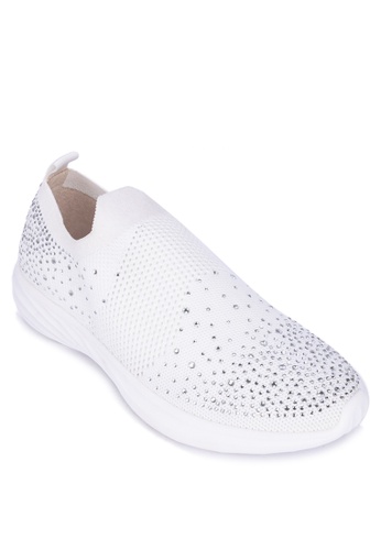 STACCATO white Low Cut Embellished Sneaker C18AASHF6B3D30GS_1