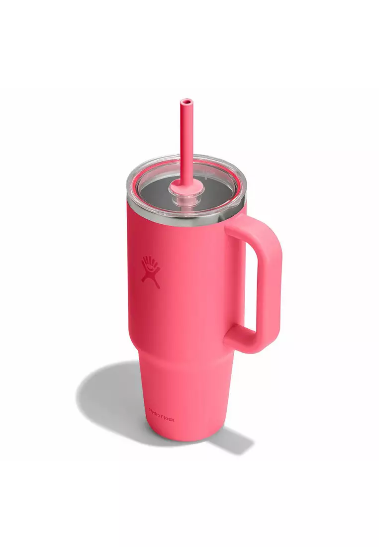 Hydro Flask All Around Travel Tumbler Clear 40 oz Popstar Pink