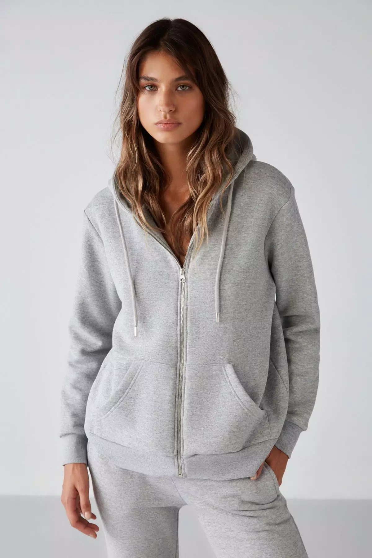 Carlota Relaxed Fit Zip Hoodie