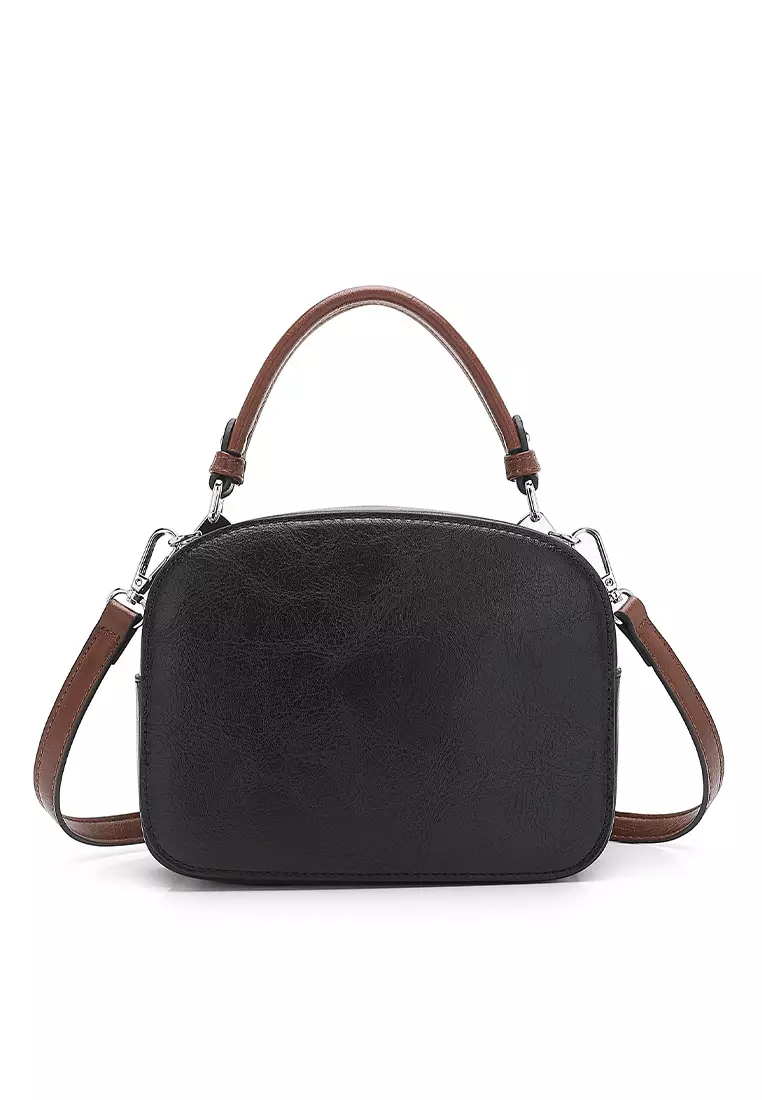 Top Handle Bag / Sling Bag / Shoulder Bag - Black