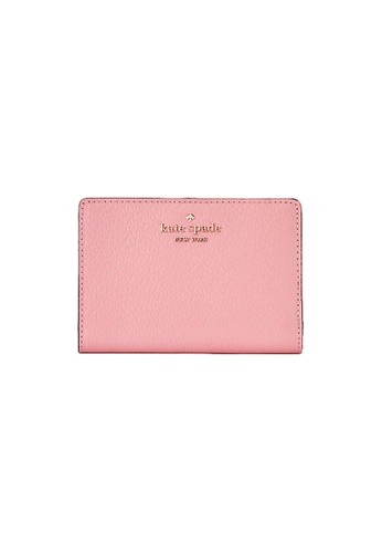 Buy Kate Spade Kate Spade Sam Medium Slim Bifold Wallet Wlru5972 Bright Carnation Online Zalora Malaysia