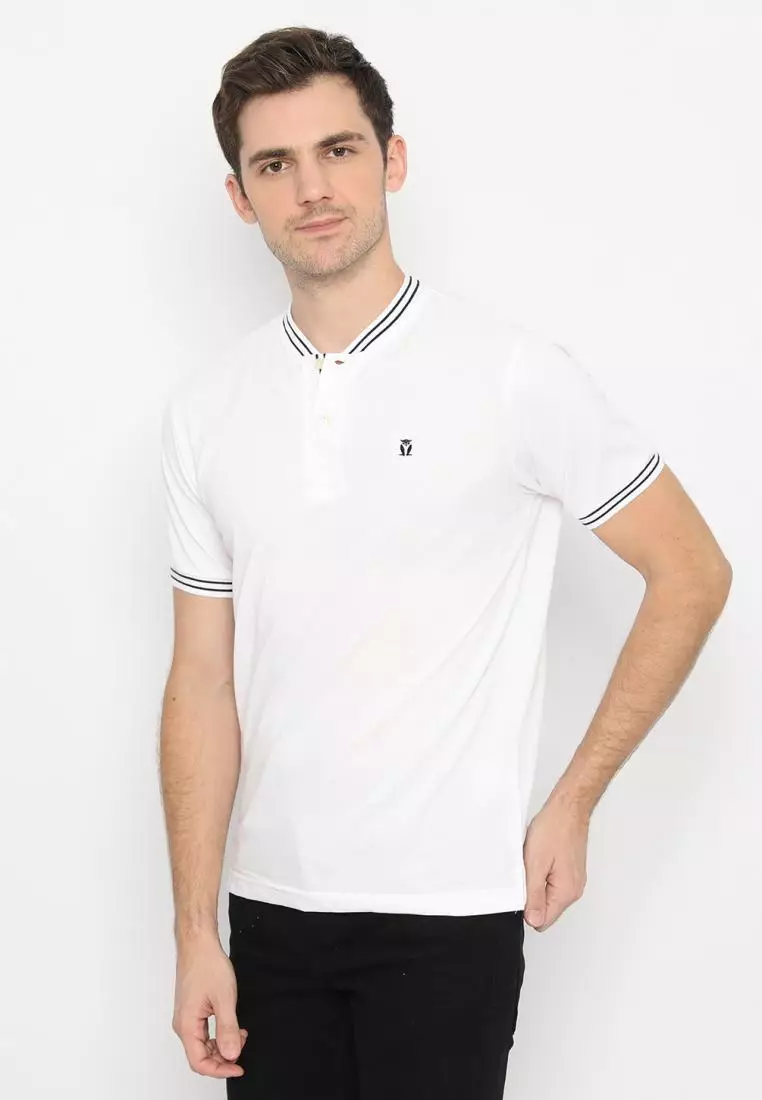 Matsuda Kaos Henley Pique Hino