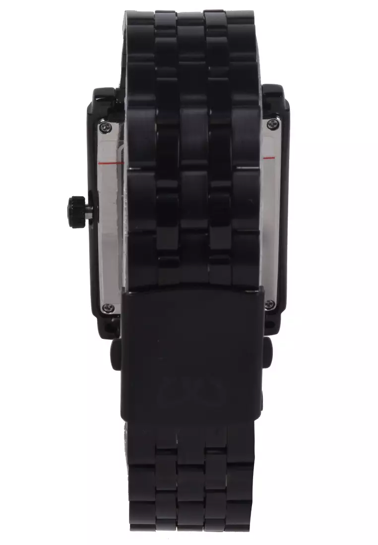 Mirage - Jam Tangan Pria - Black - Stainless Steel Bracelet - 8667M-A
