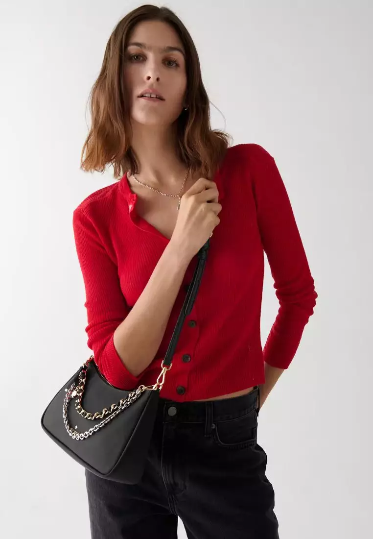 Margot Nylon Convertible Crossbody Black