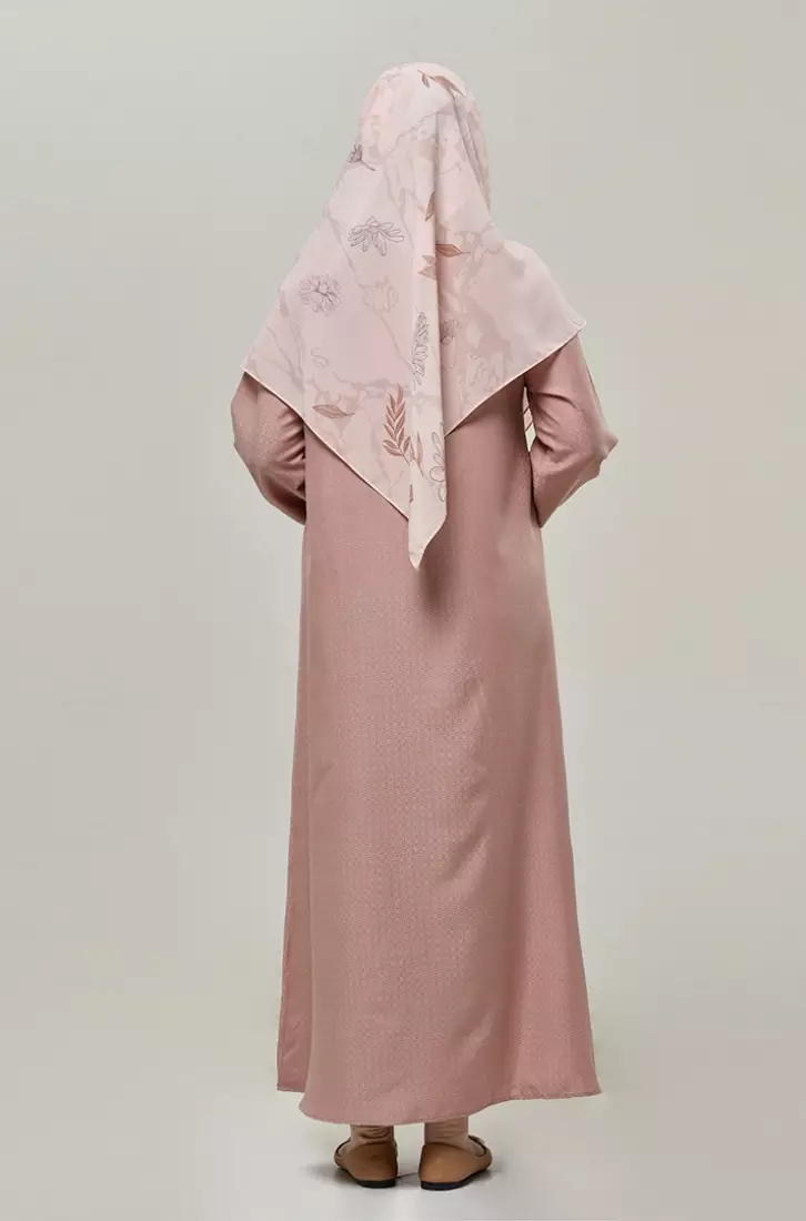Rabbani - Gamis Dresslim Muslim Wanita Dhafara Exclusive - Tawny Orange