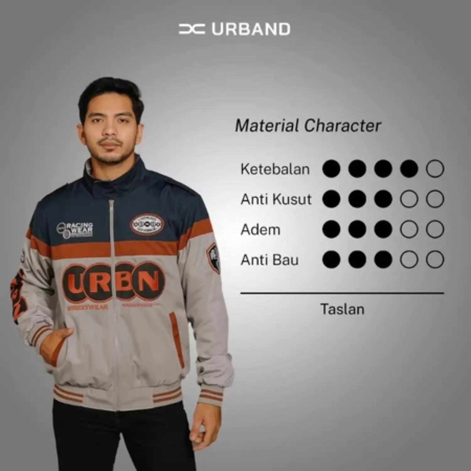 Jaket Nascar Full Bordir