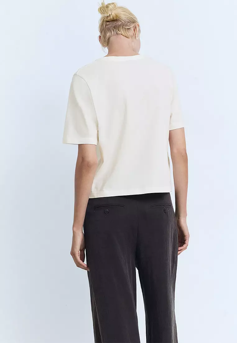 Printed Cotton-Blend T-Shirt