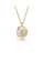 Glamorousky gold Christmas Golden Elk Pendant with Shells and Necklace 19C5DAC39C8112GS_2