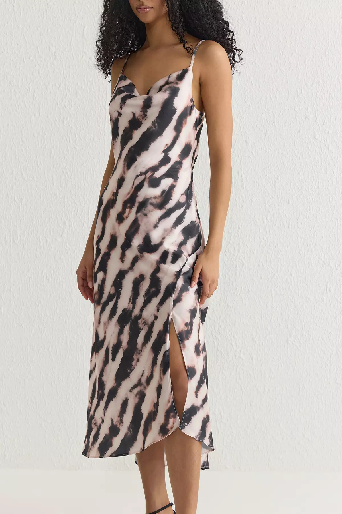 Cowl Neck Slip Dress